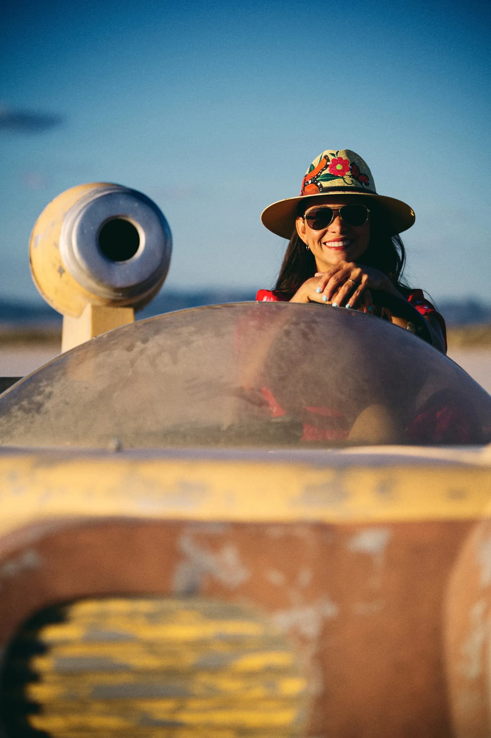 cockpit en la playa